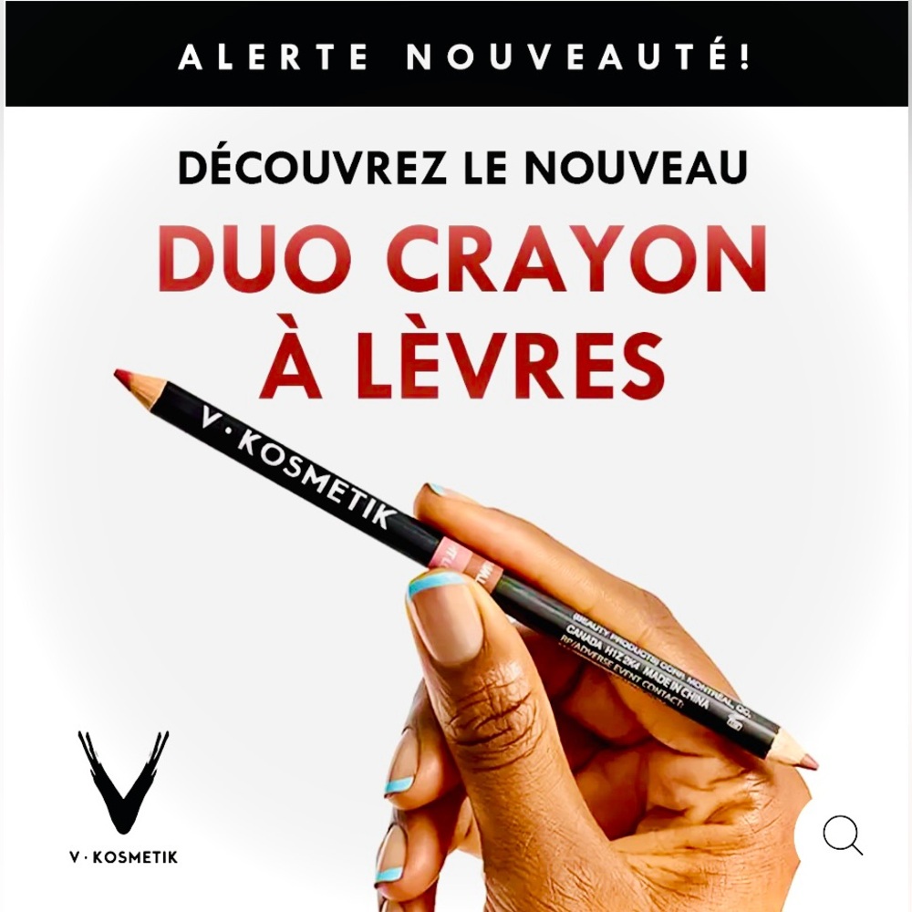 V-Kosmetik Duo Lip Liner in “Night Love & Vtwirl” BRAND NEW SEALED! MSRP $28.